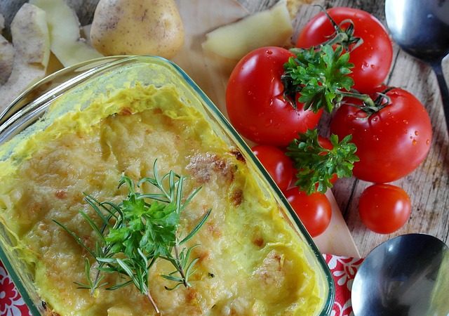 Schnelle Küche – Lachsauflauf mit Kartoffeln