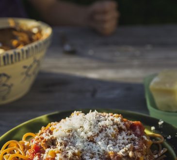 Pastarezept für schnelle Spaghetti mit Lammfleisch